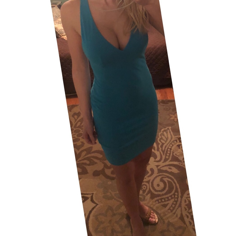 Sexy body con blue dress from Victoria’s Secret